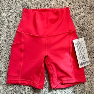 NWT Lululemon Align Shorts With Pockets 6" Lipgloss